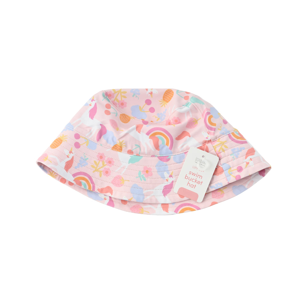 Kids Swim Bucket Hat  - UNICORN DREAMS